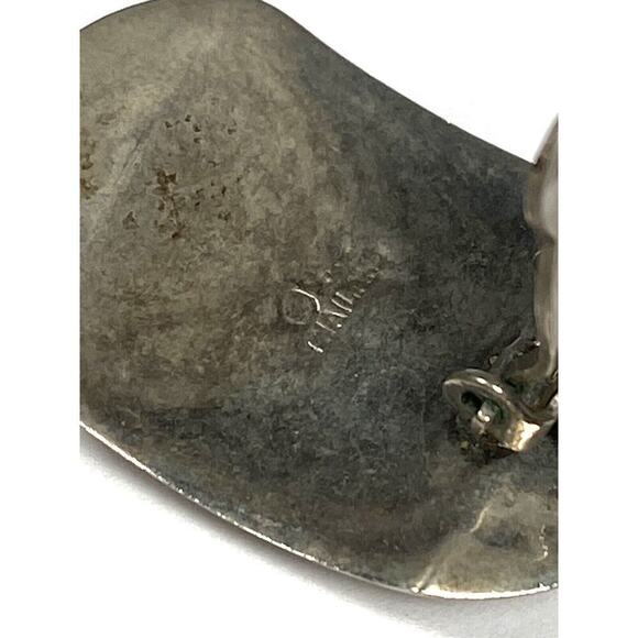 925 Thailand Earrings Clips Clip Ons Sterling Silver Vintage - Picture 8 of 12